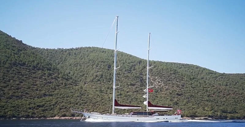 a sailboat on the water aboard THAT'S AMORE Yacht for Sale