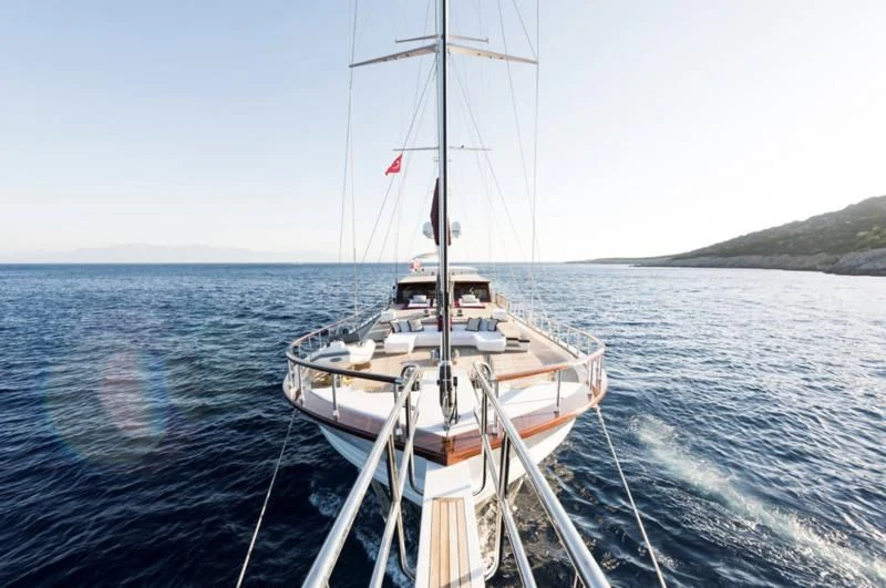 a boat on the water aboard THAT'S AMORE Yacht for Sale