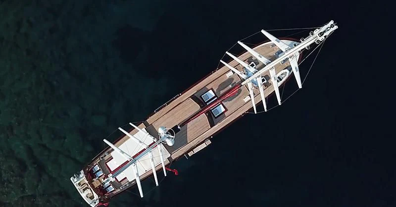 a satellite in the sky aboard THAT'S AMORE Yacht for Sale