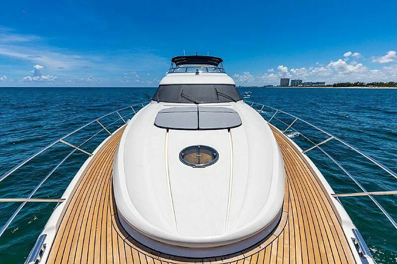 a large ship on the water aboard SIROCCO Yacht for Sale