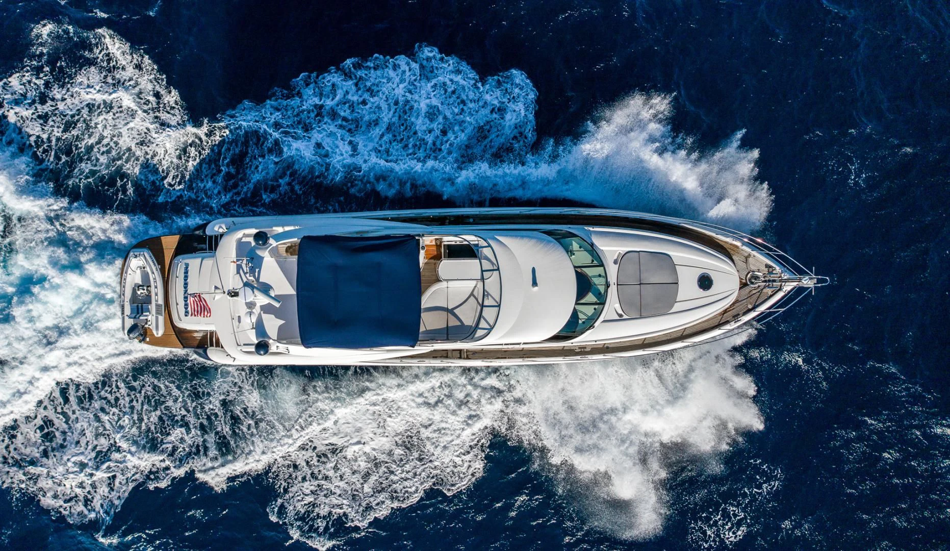 a space ship in space aboard SIROCCO Yacht for Sale