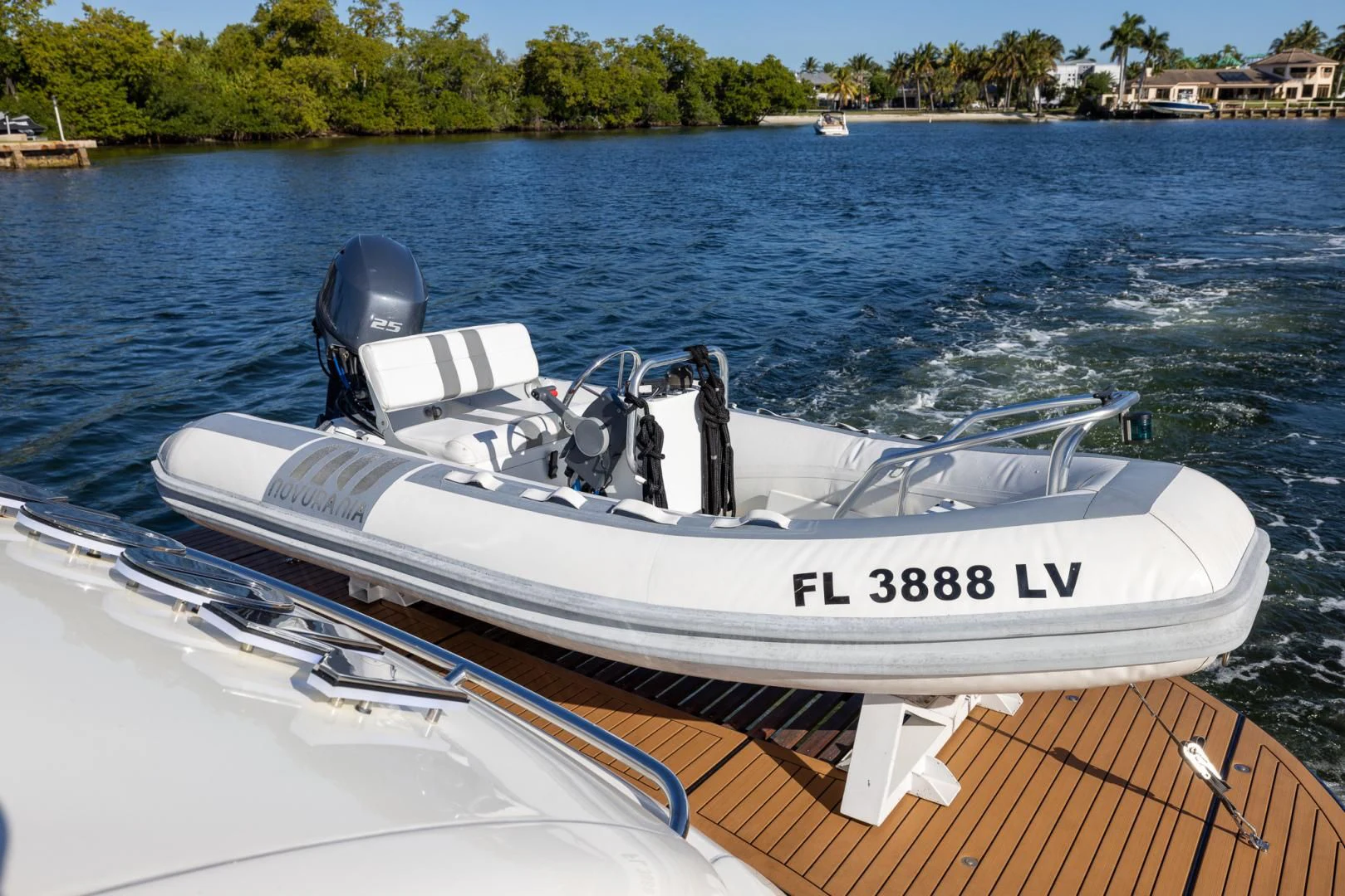a boat on the water aboard SIROCCO Yacht for Sale