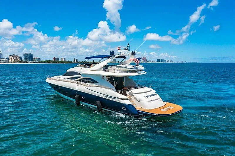 a boat in the water aboard SIROCCO Yacht for Sale
