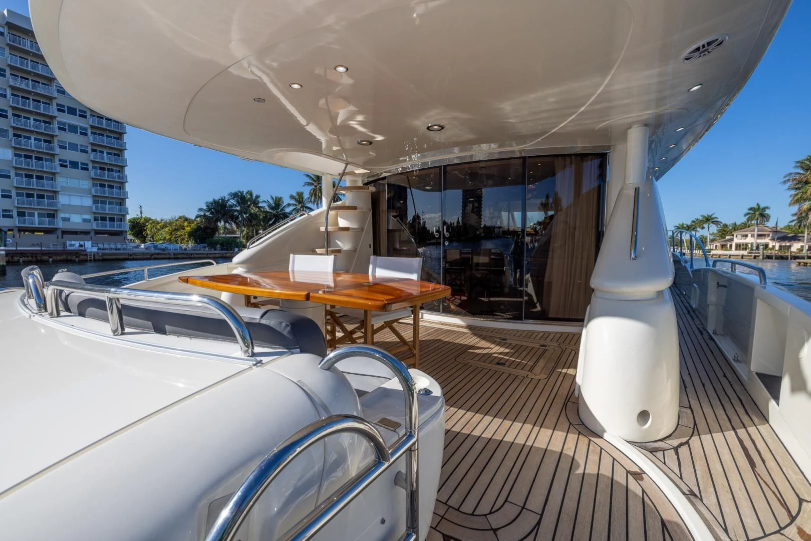 inside of a boat aboard SIROCCO Yacht for Sale