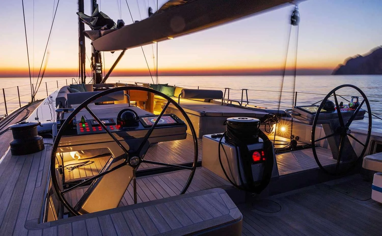 a boat on the water aboard MINDFULNESS Yacht for Charter