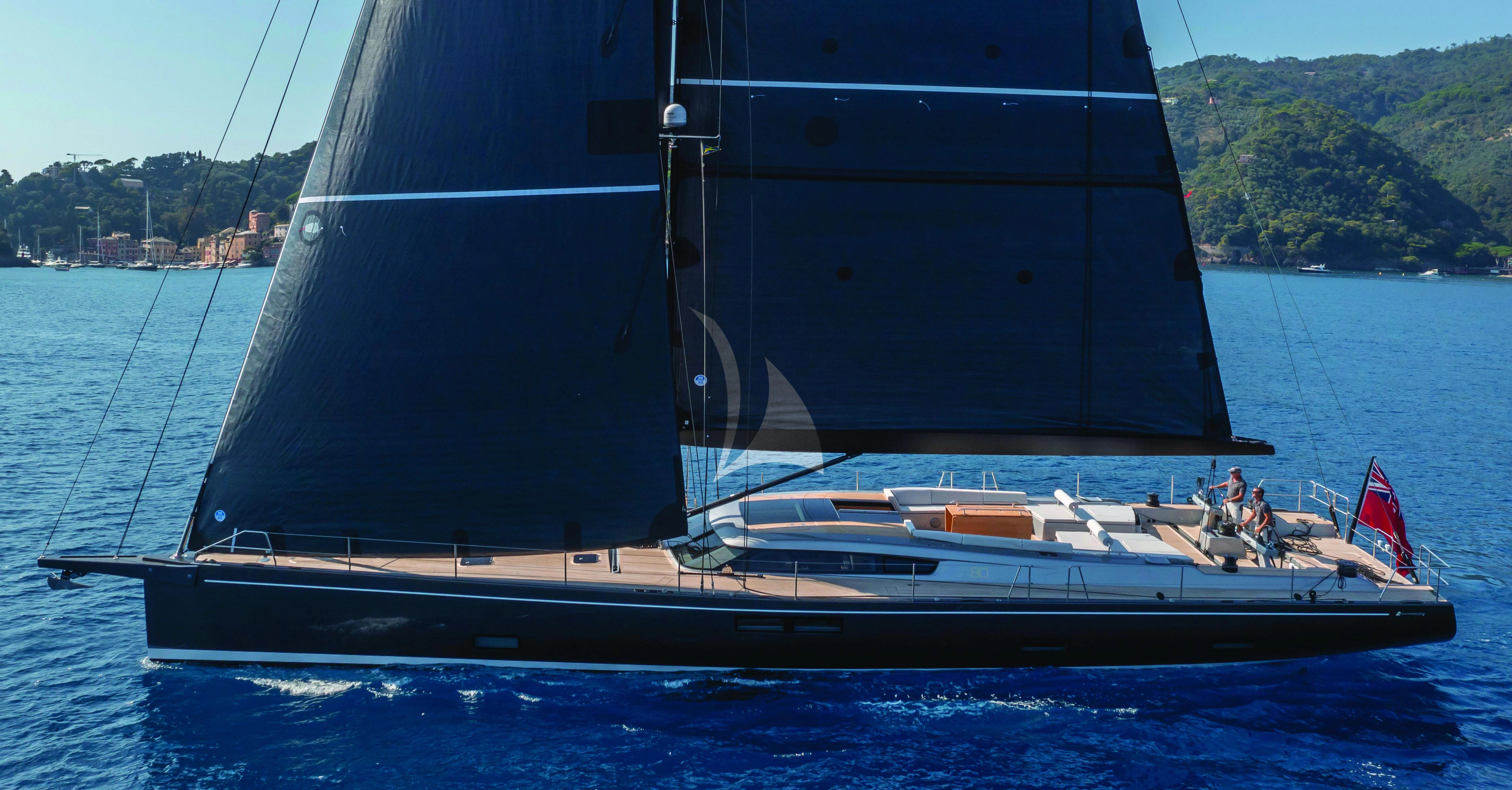 a boat on the water aboard MINDFULNESS Yacht for Charter