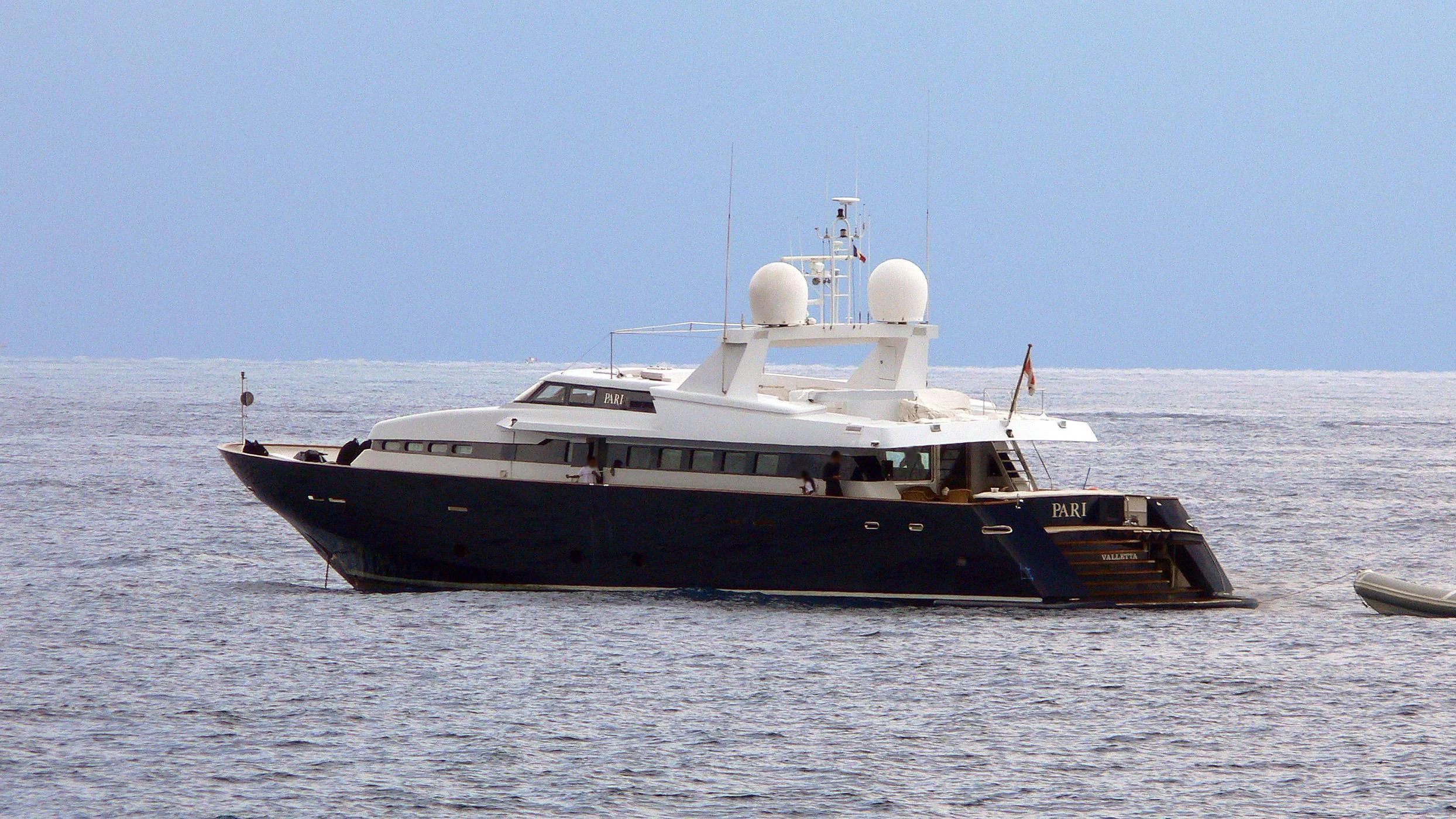 a boat in the water aboard PARI Yacht for Sale