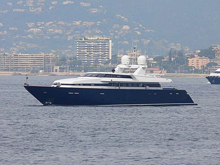a boat in the water aboard PARI Yacht for Sale