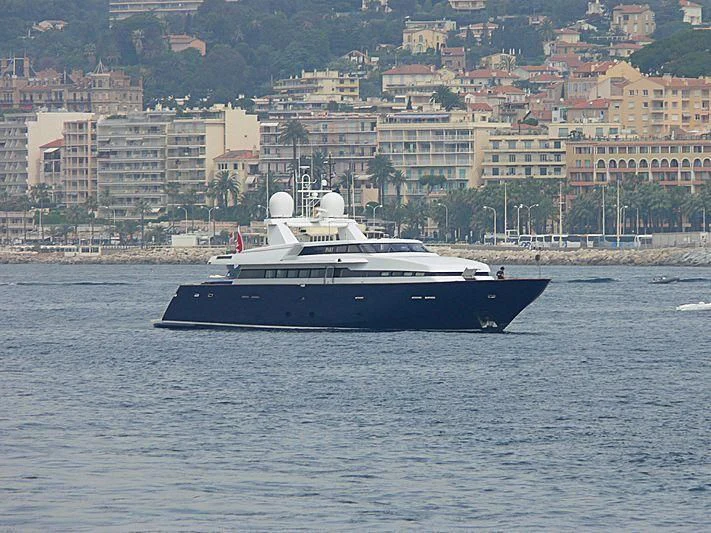 a boat on the water aboard PARI Yacht for Sale