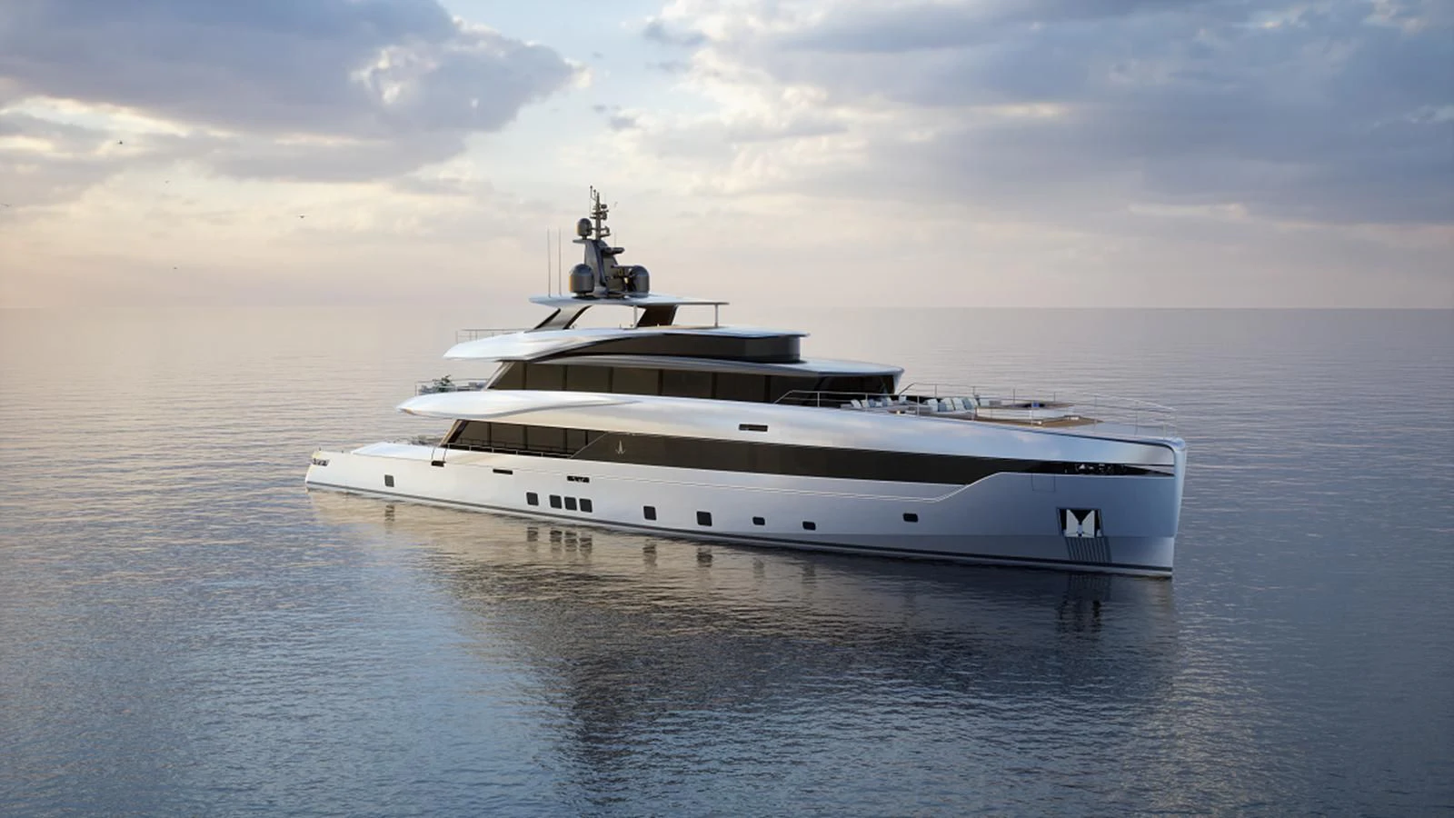 a white yacht in the water aboard NL45/01 Yacht for Sale