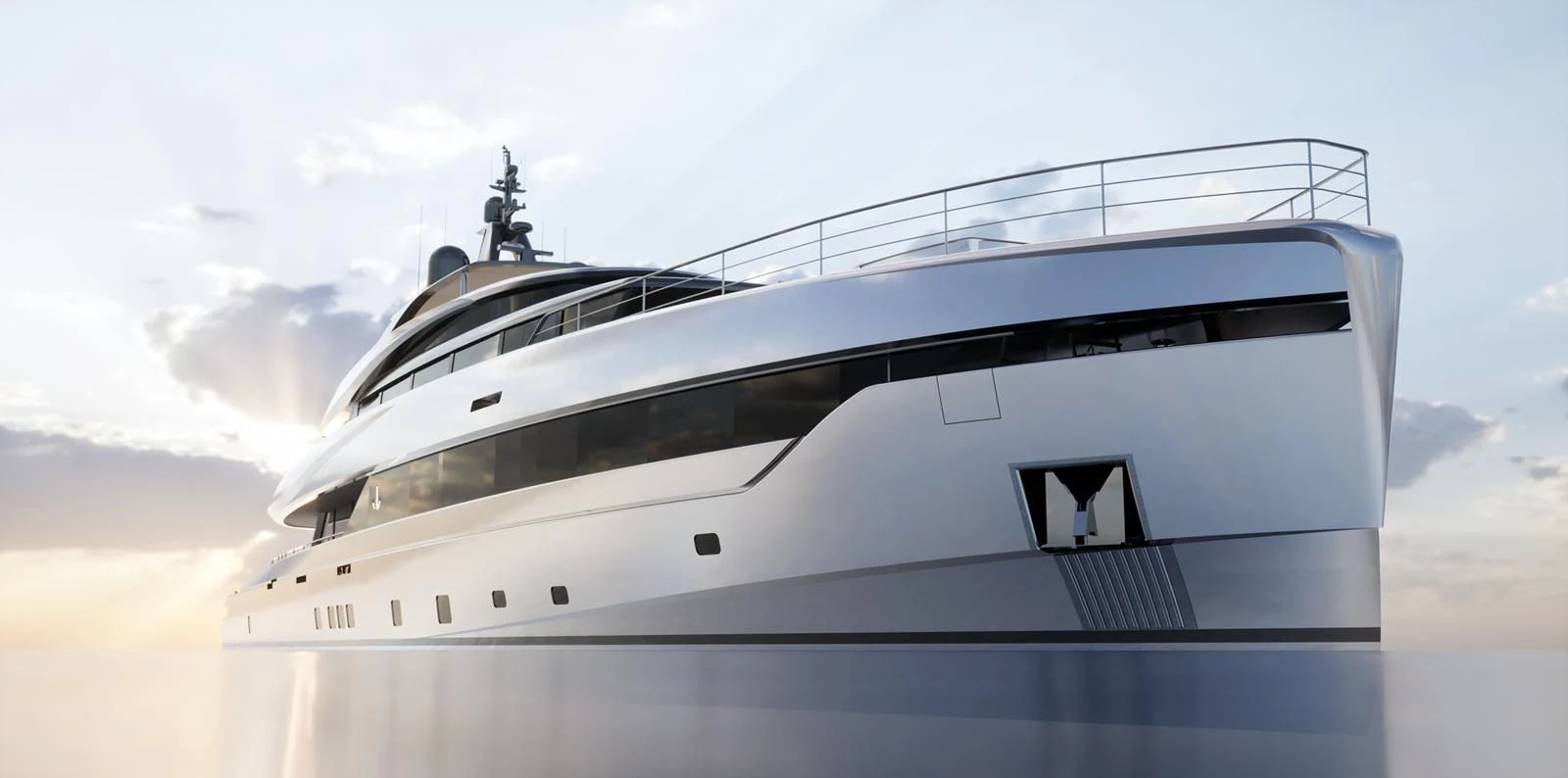 a white yacht in the water aboard NL45/01 Yacht for Sale