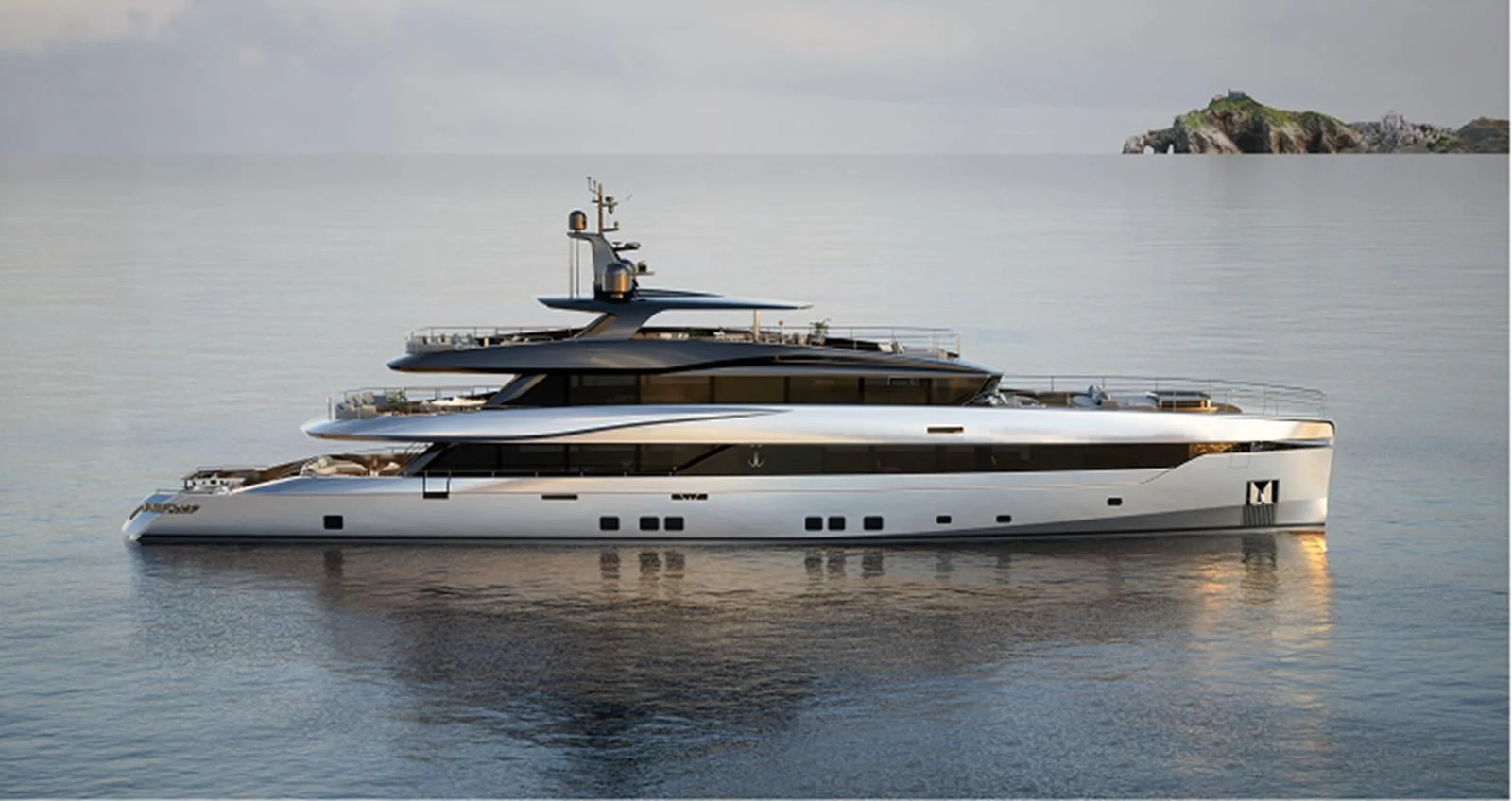 a white yacht in the water aboard NL45/01 Yacht for Sale