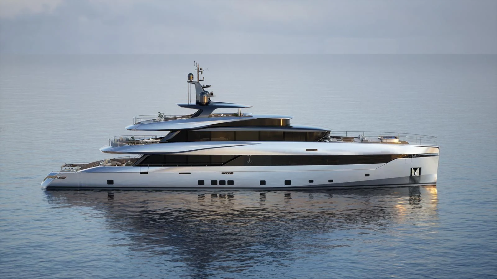 a white yacht in the water aboard NL45/01 Yacht for Sale