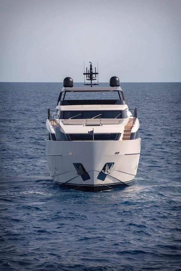 a boat in the water aboard 2022 SANLORENZO SL90A #786 Yacht for Sale