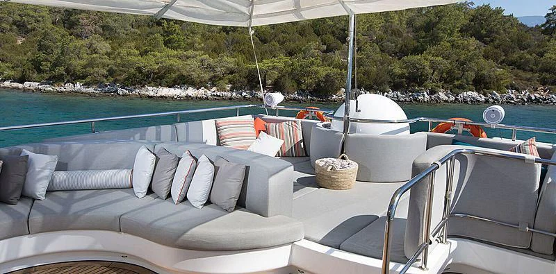 a boat on a boat aboard MEGI ONE Yacht for Sale