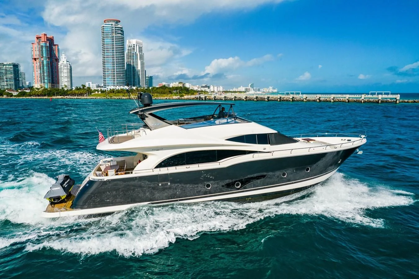 a boat on the water aboard MAYA Yacht for Sale