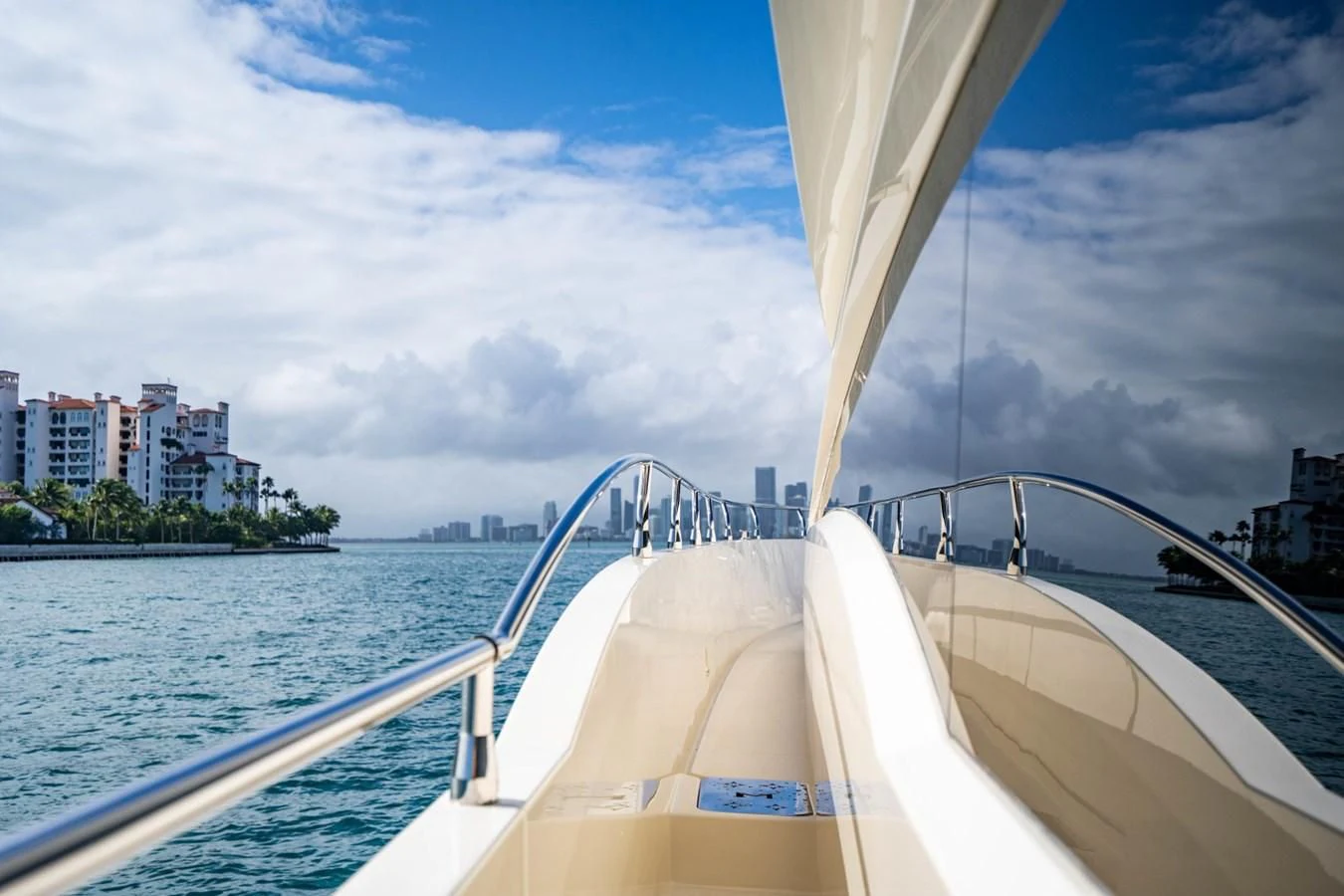 a boat on the water aboard MAYA Yacht for Sale