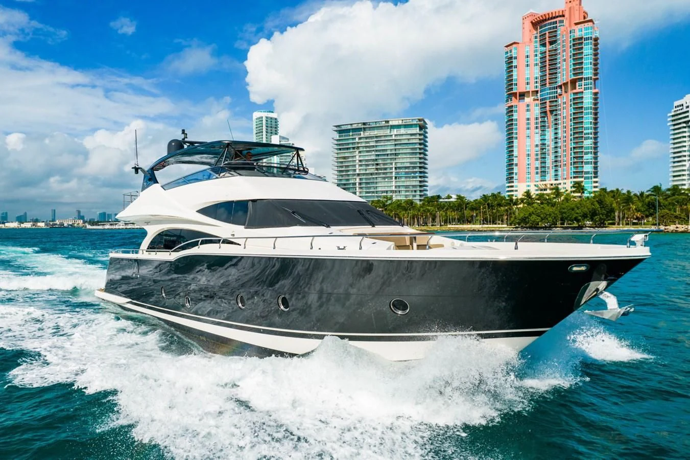 a boat on the water aboard MAYA Yacht for Sale