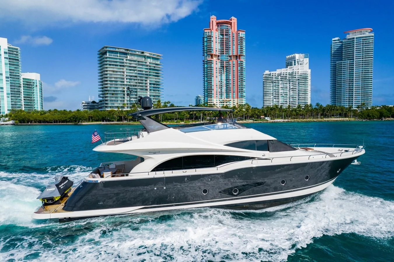 a boat on the water aboard MAYA Yacht for Sale