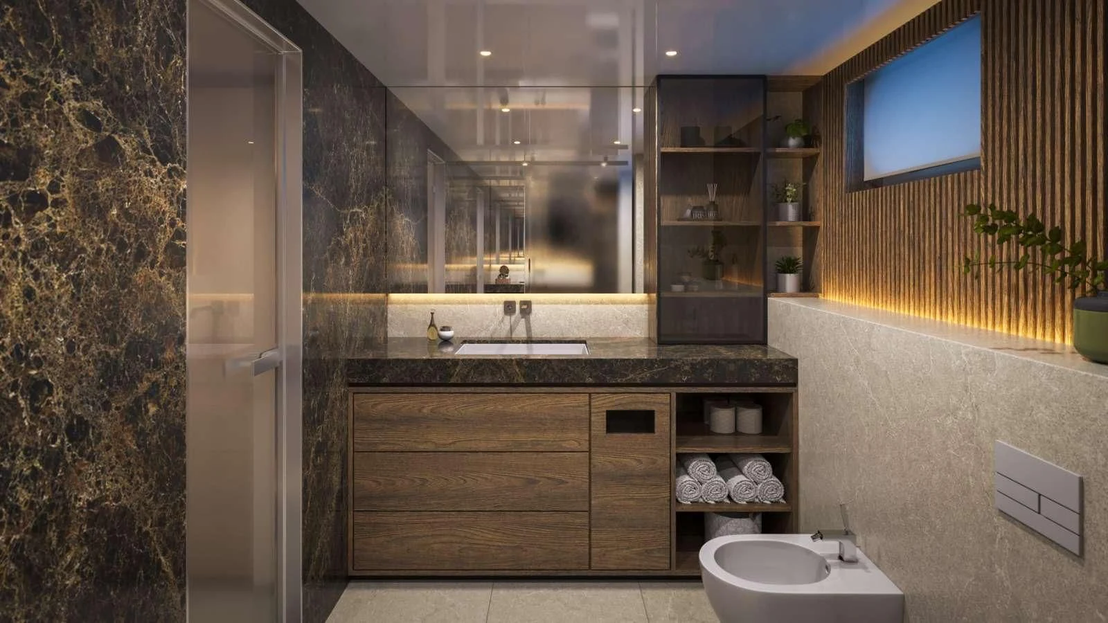 a bathroom with a sink and a toilet aboard ANIMA MARIS Yacht for Sale