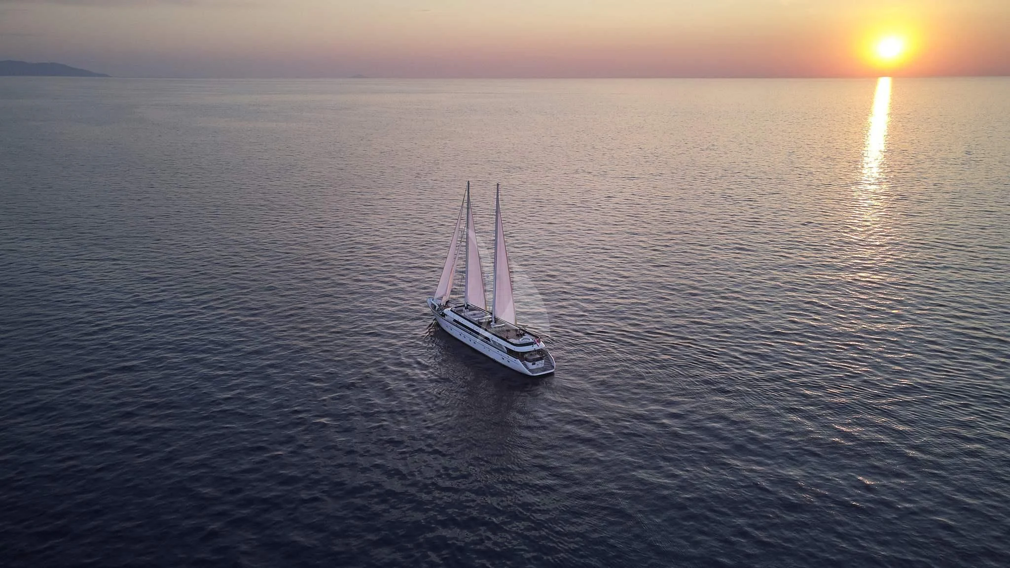 a boat in the water aboard ANIMA MARIS Yacht for Sale