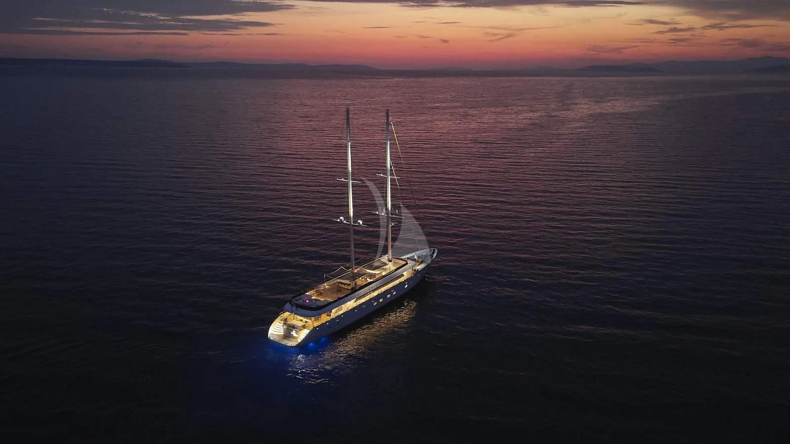 a boat in the water aboard ANIMA MARIS Yacht for Sale