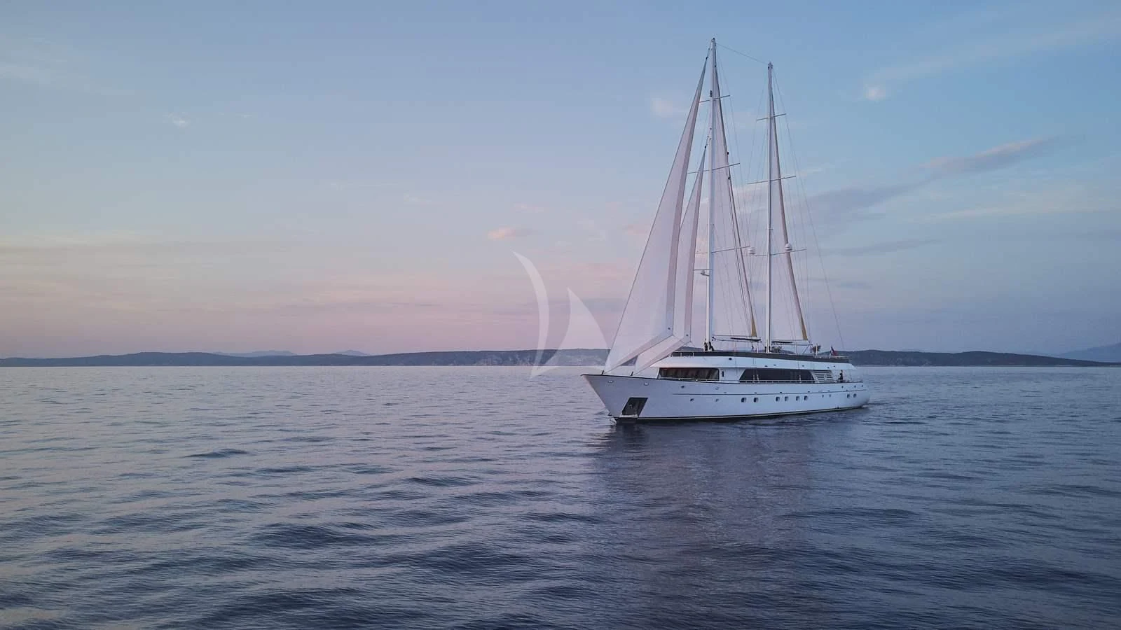 a boat on the water aboard ANIMA MARIS Yacht for Sale