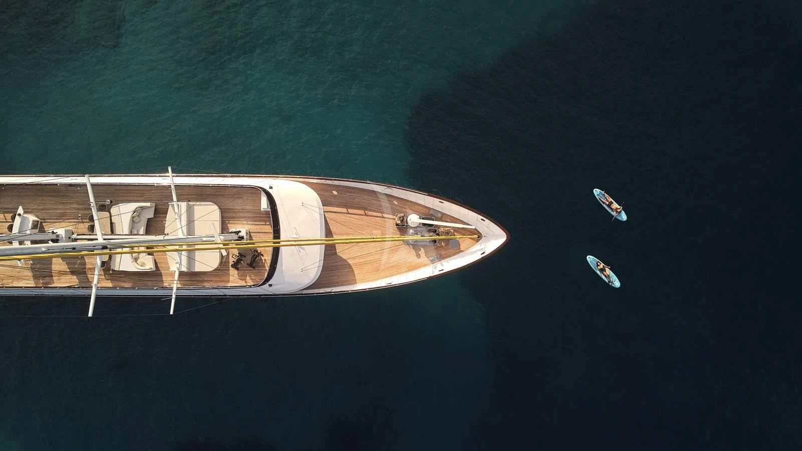 a boat on the water aboard ANIMA MARIS Yacht for Sale