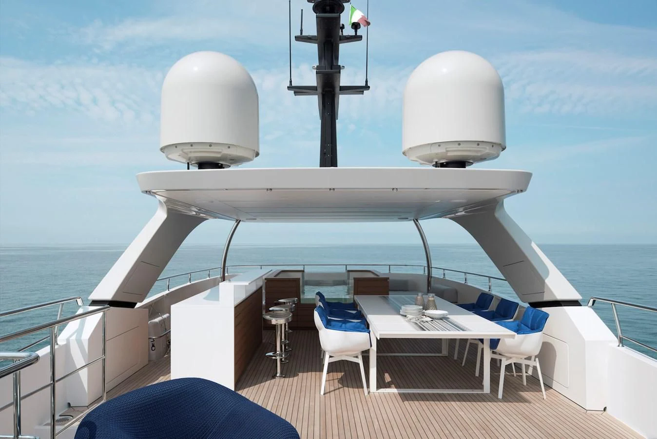 a boat on the water aboard NADHIRA Yacht for Sale