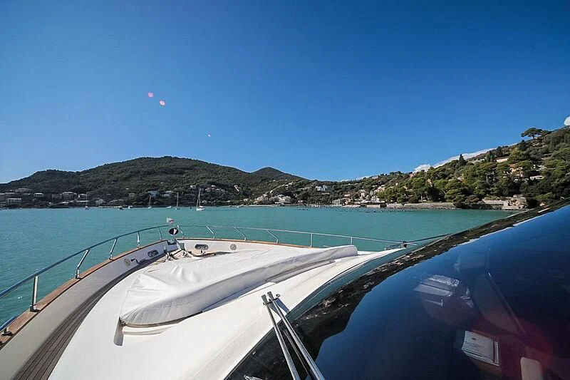 a boat on the water aboard RURI Yacht for Sale