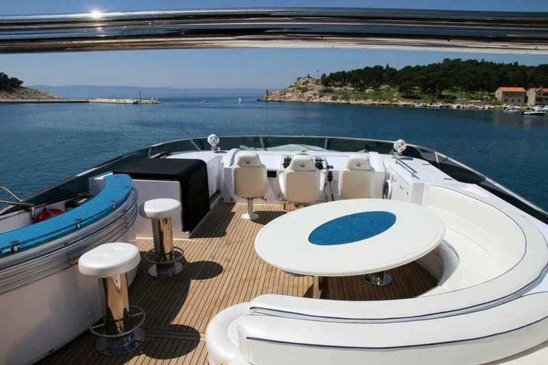 a boat on the water aboard HITECH RACING Yacht for Sale