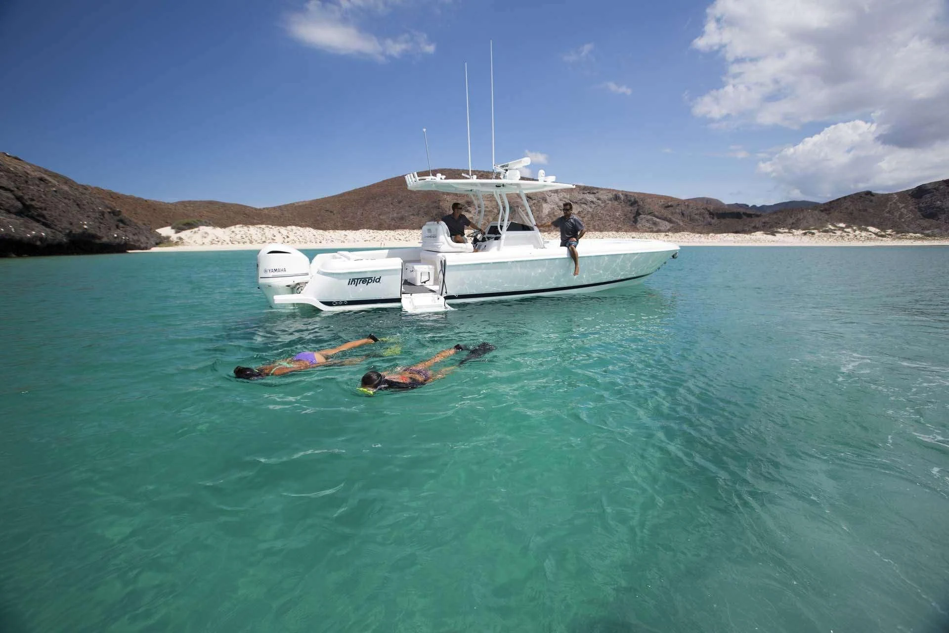 a boat in the water aboard AMANECER Yacht for Sale
