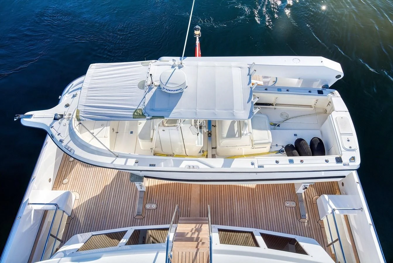 a boat on the water aboard ICE BEAR Yacht for Sale