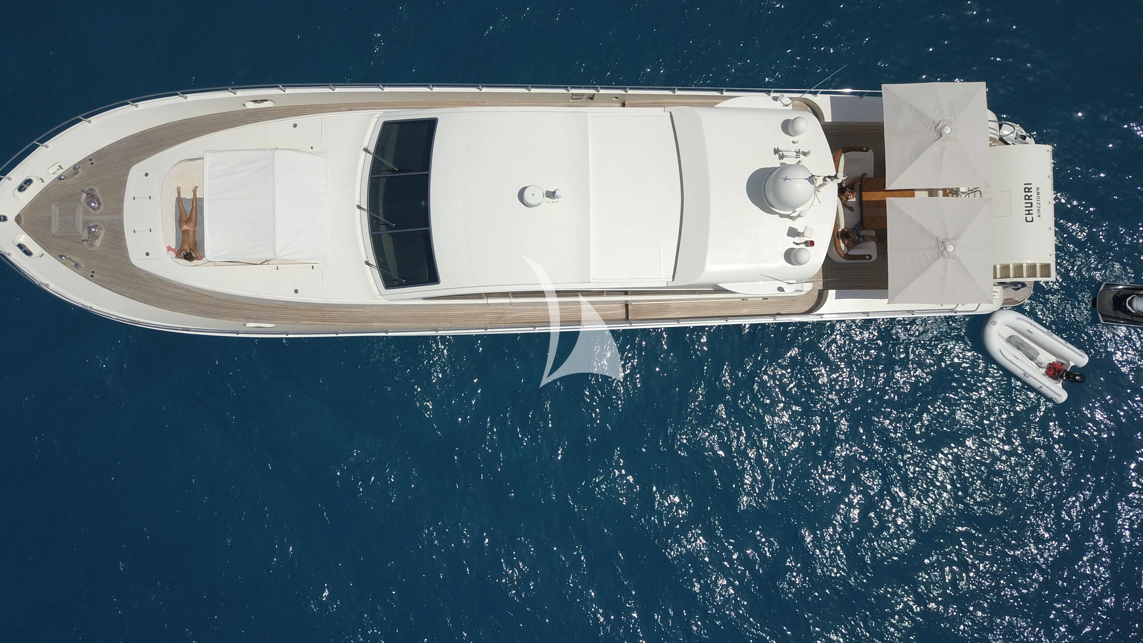 a space ship on a surface aboard CHURRI Yacht for Sale