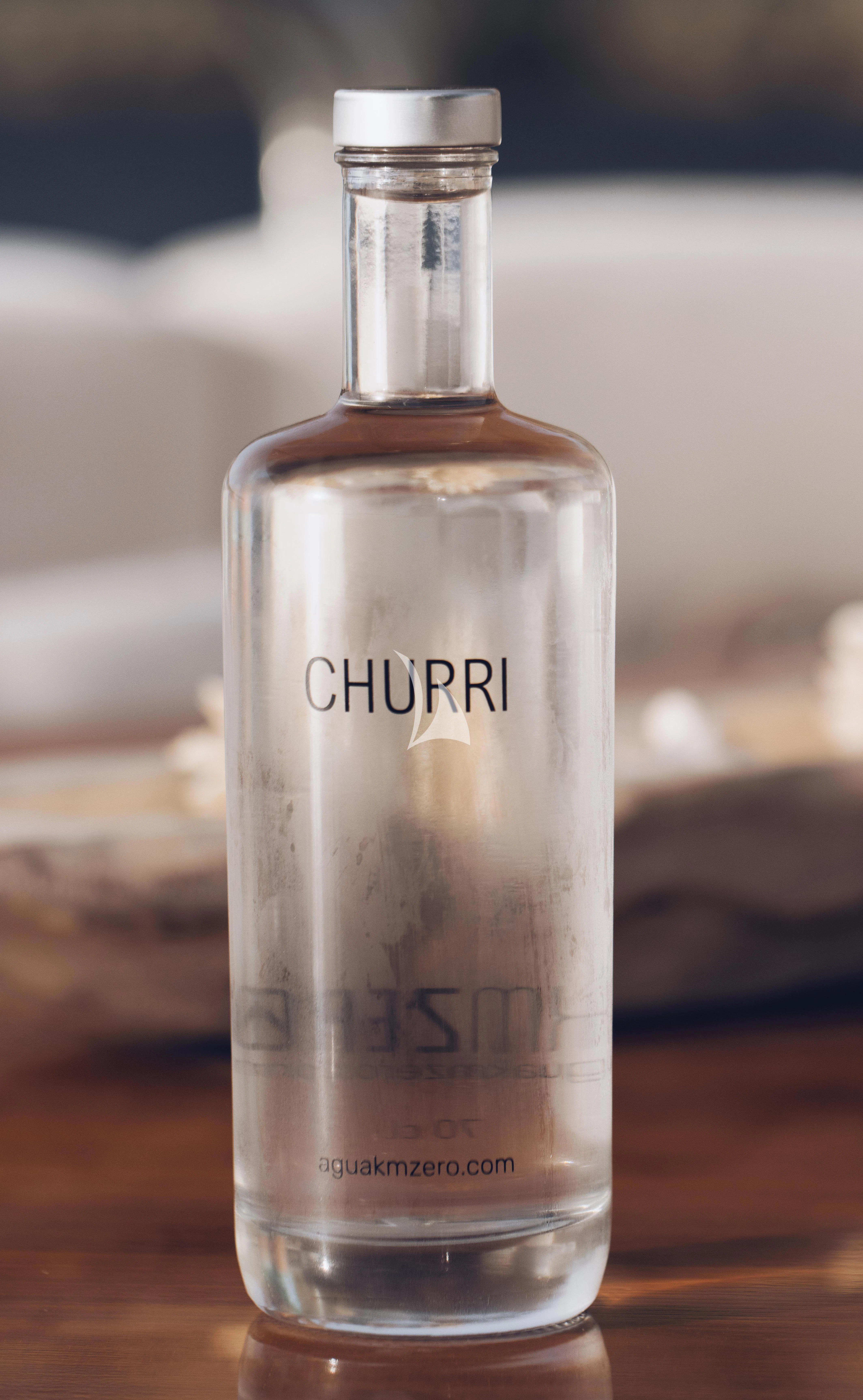 a bottle of liquid aboard CHURRI Yacht for Sale