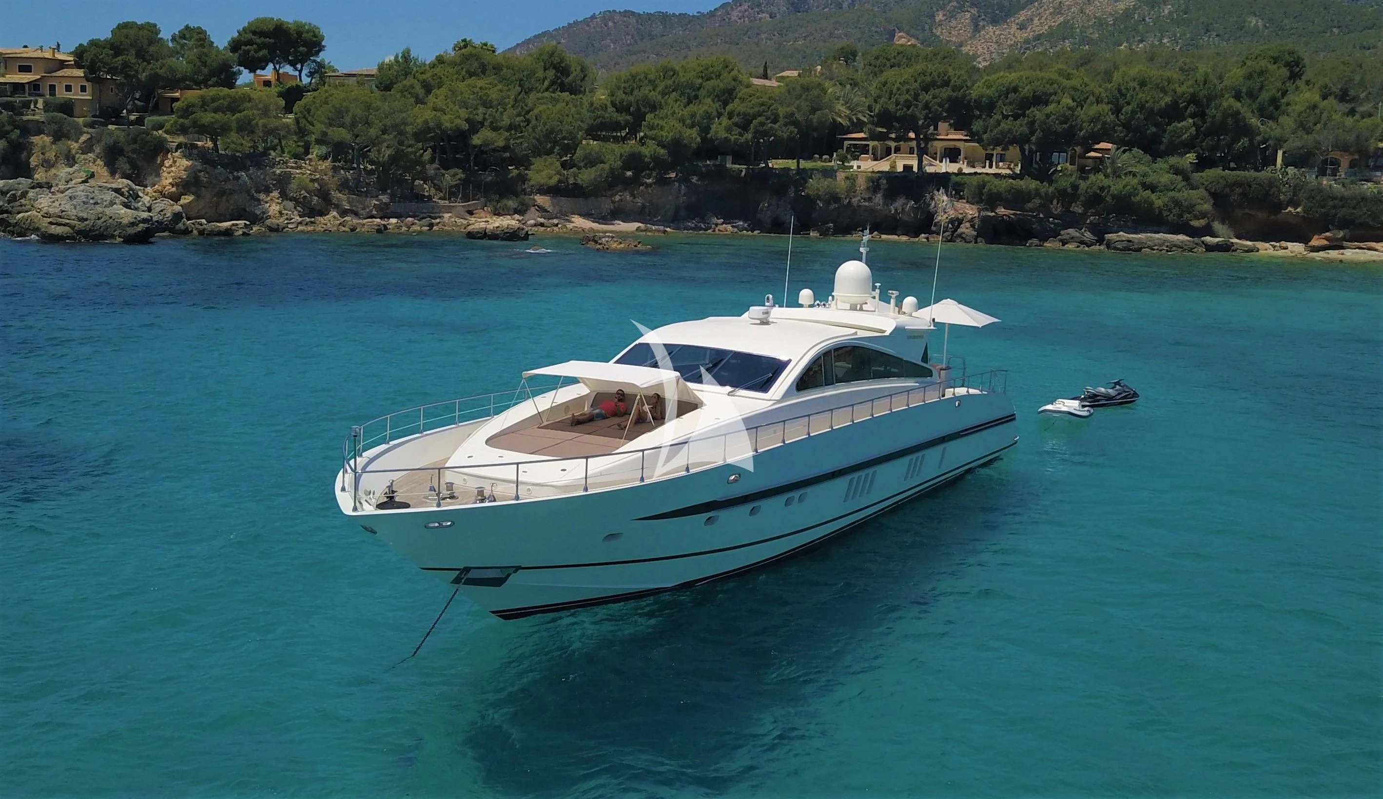 a boat in the water aboard CHURRI Yacht for Sale