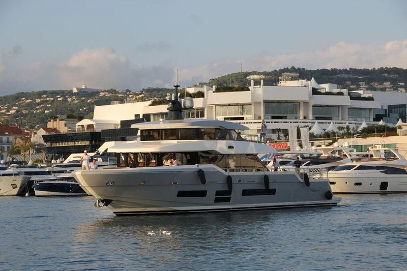 a boat on the water aboard TSA TSA Yacht for Sale