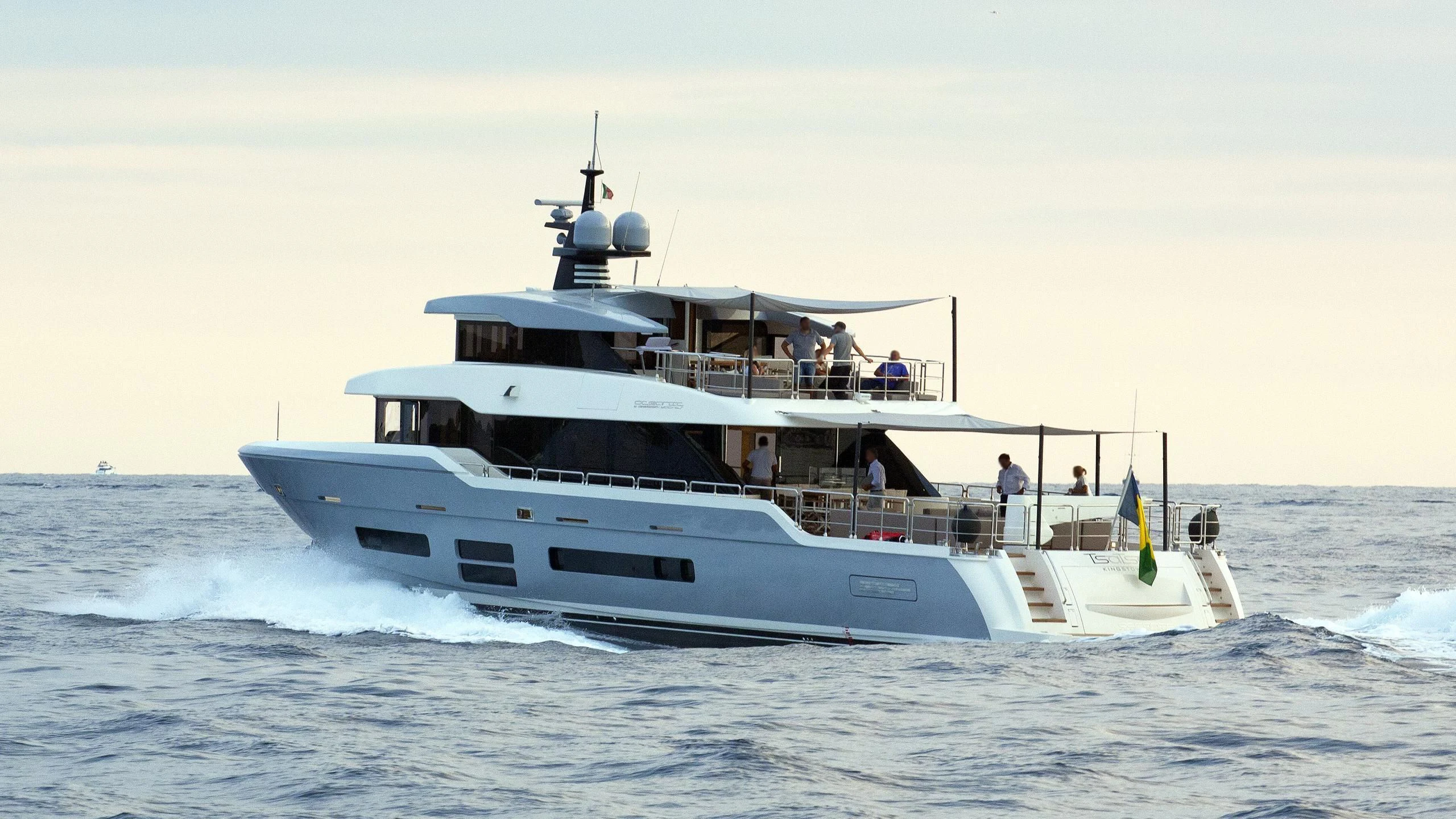 a boat on the water aboard TSA TSA Yacht for Sale