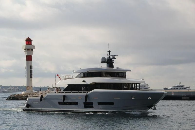 a boat in the water aboard TSA TSA Yacht for Sale