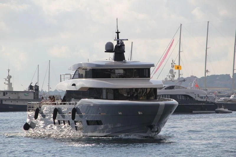 a boat on the water aboard TSA TSA Yacht for Sale