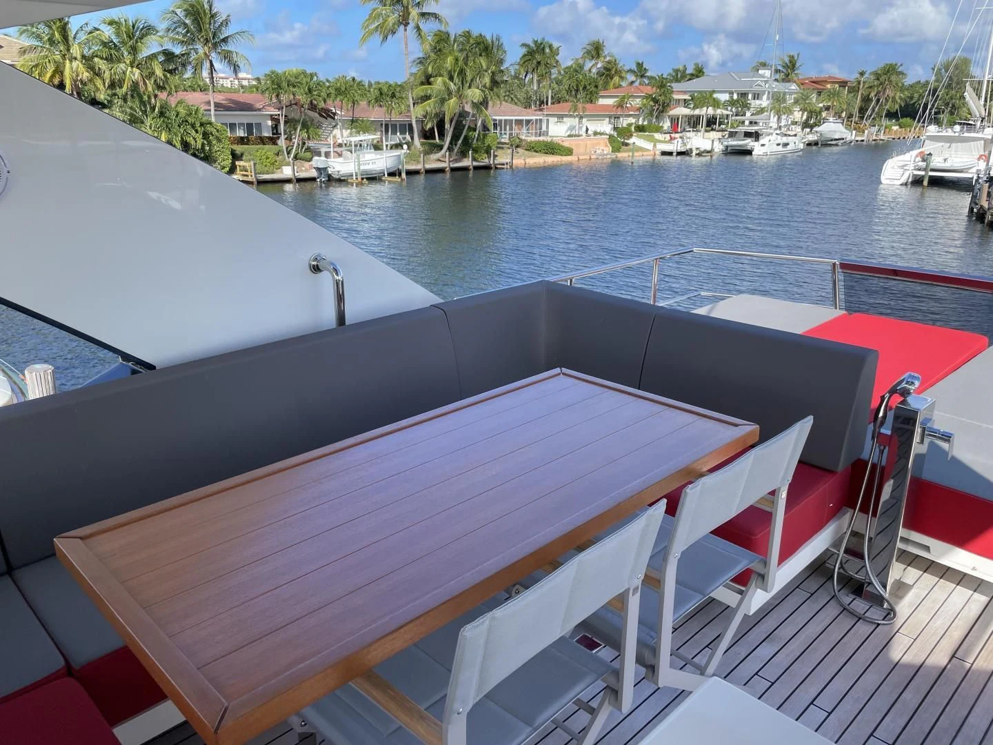 a boat on the water aboard LEBRADA Yacht for Sale