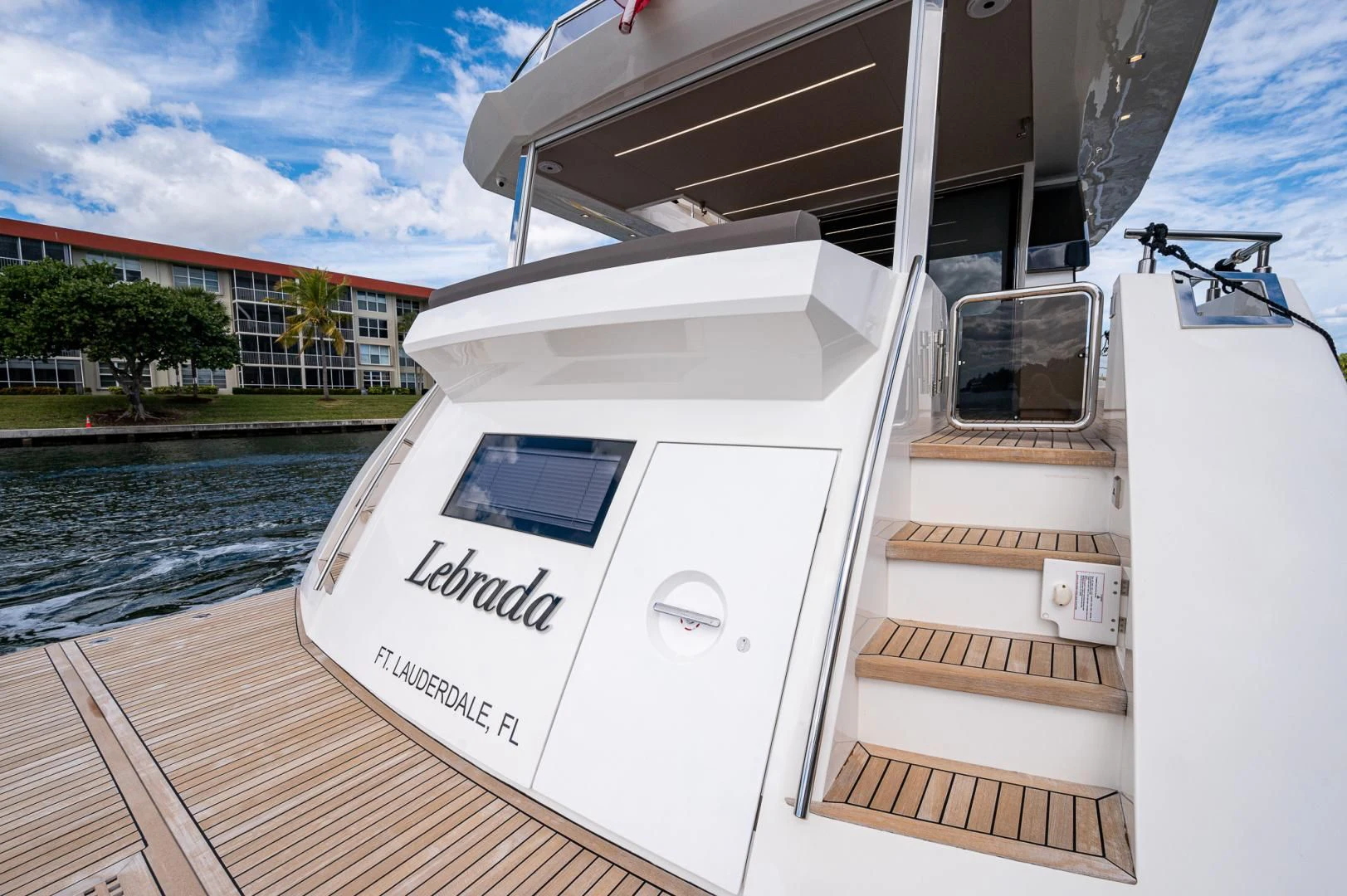 a boat on the water aboard LEBRADA Yacht for Sale