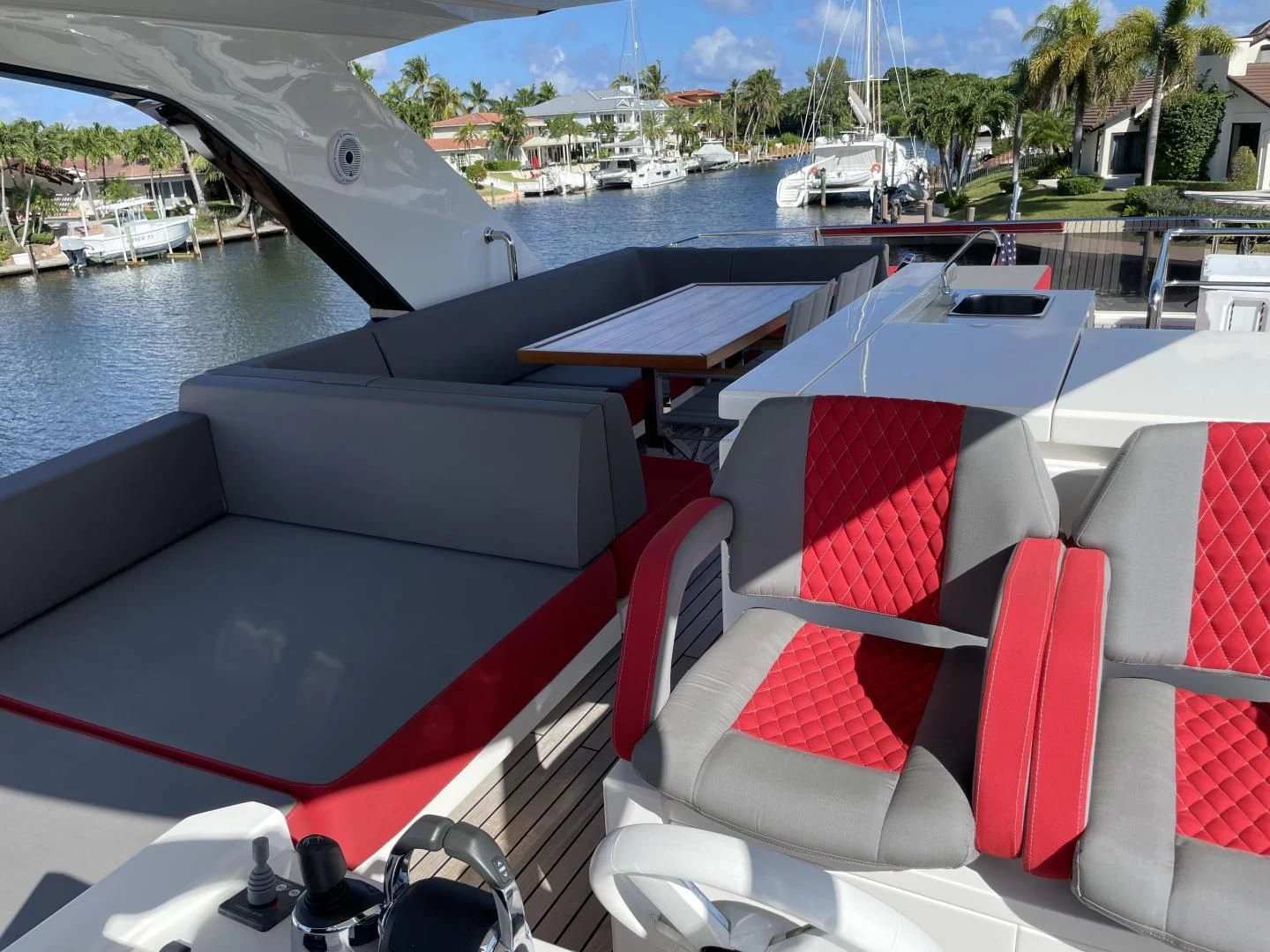 a boat on the water aboard LEBRADA Yacht for Sale