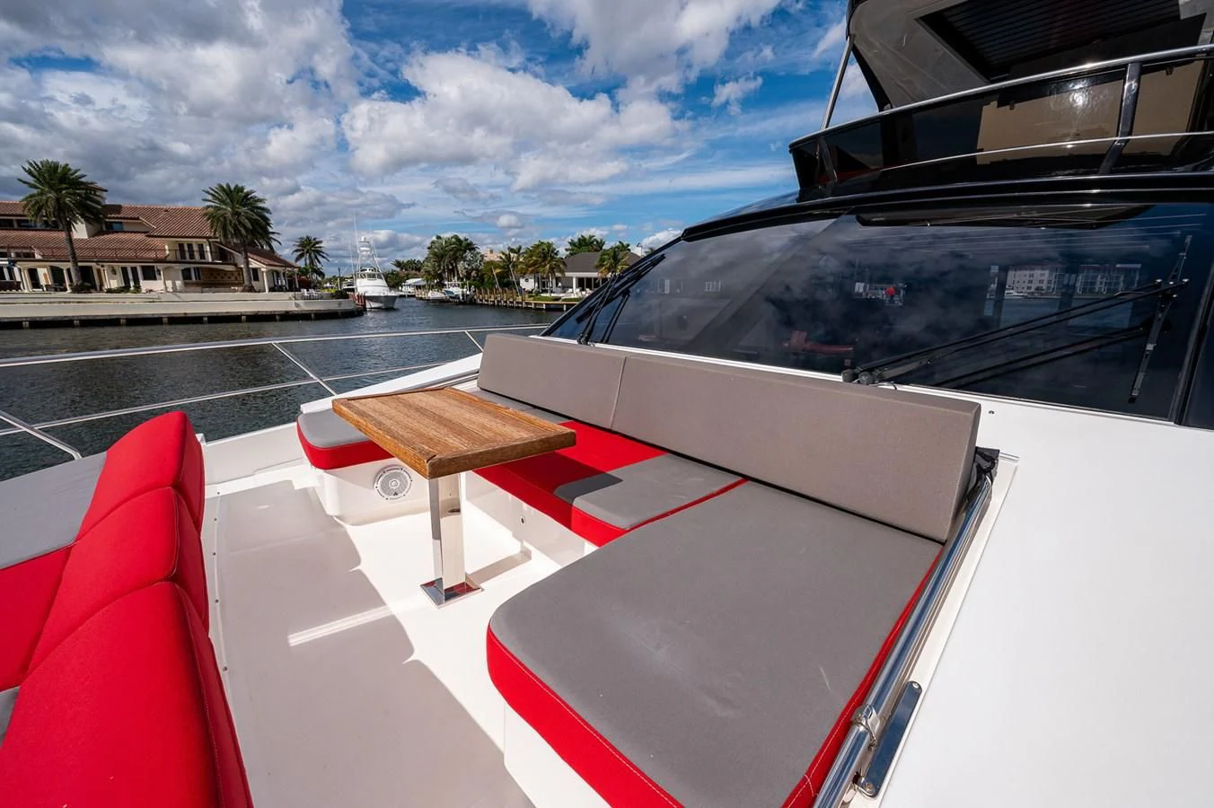 a car parked on a road aboard LEBRADA Yacht for Sale