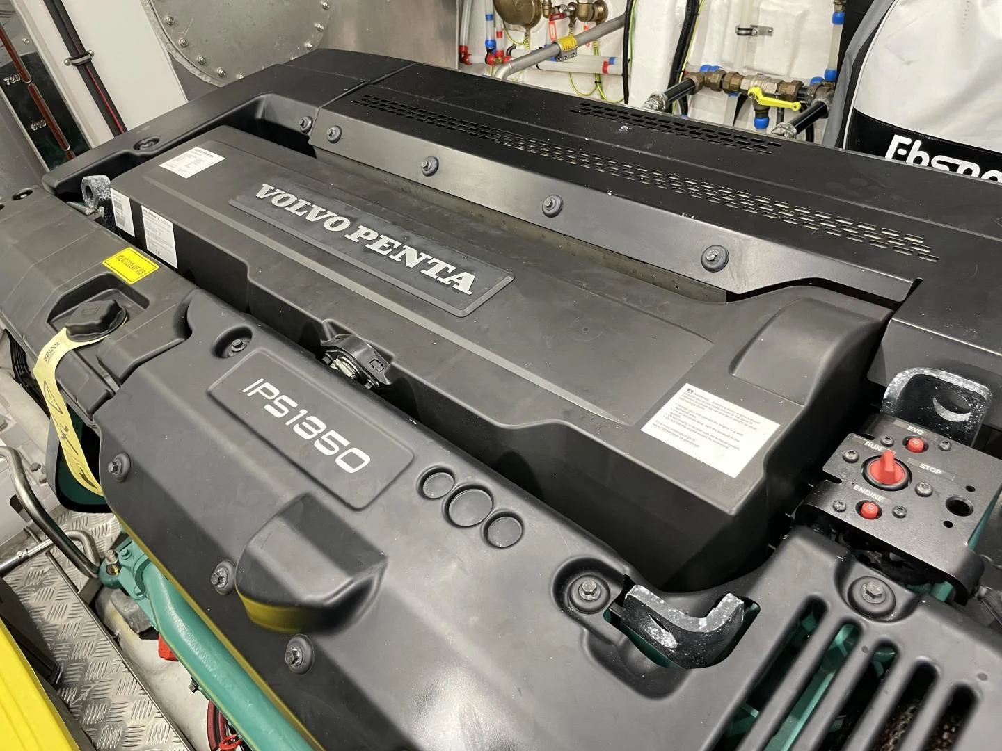 a black machine with a black case aboard LEBRADA Yacht for Sale