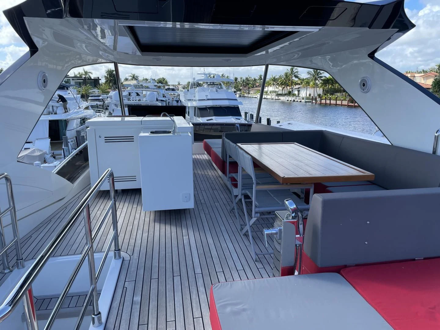 a boat on the water aboard LEBRADA Yacht for Sale