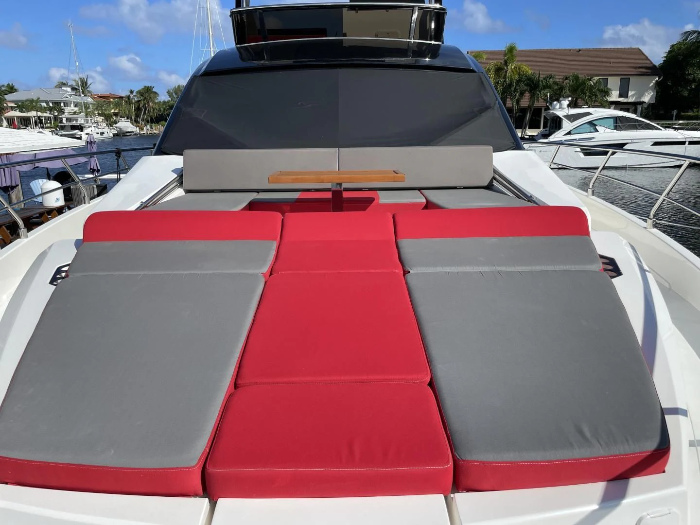 the back of a car aboard LEBRADA Yacht for Sale