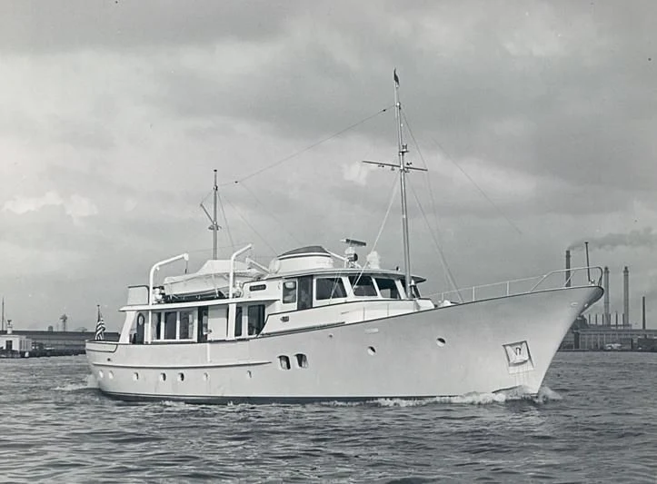 a boat in the water aboard TARTAR Yacht for Sale
