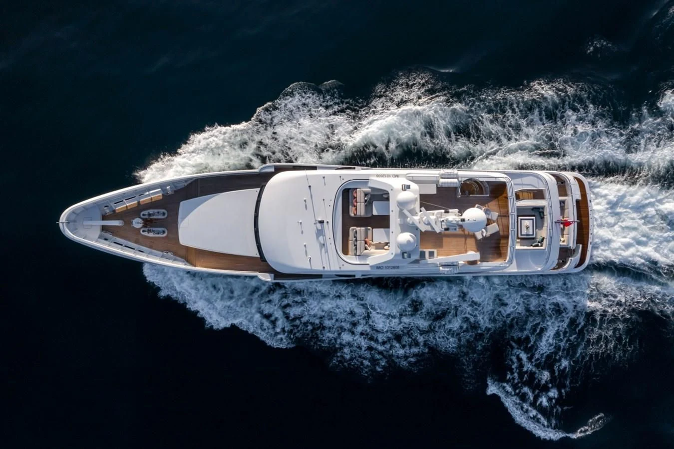 a space ship in the ocean aboard PHILOSOPHY Yacht for Sale