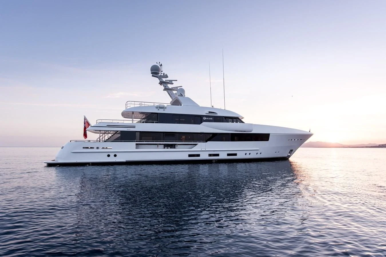 a white yacht in the water aboard PHILOSOPHY Yacht for Sale